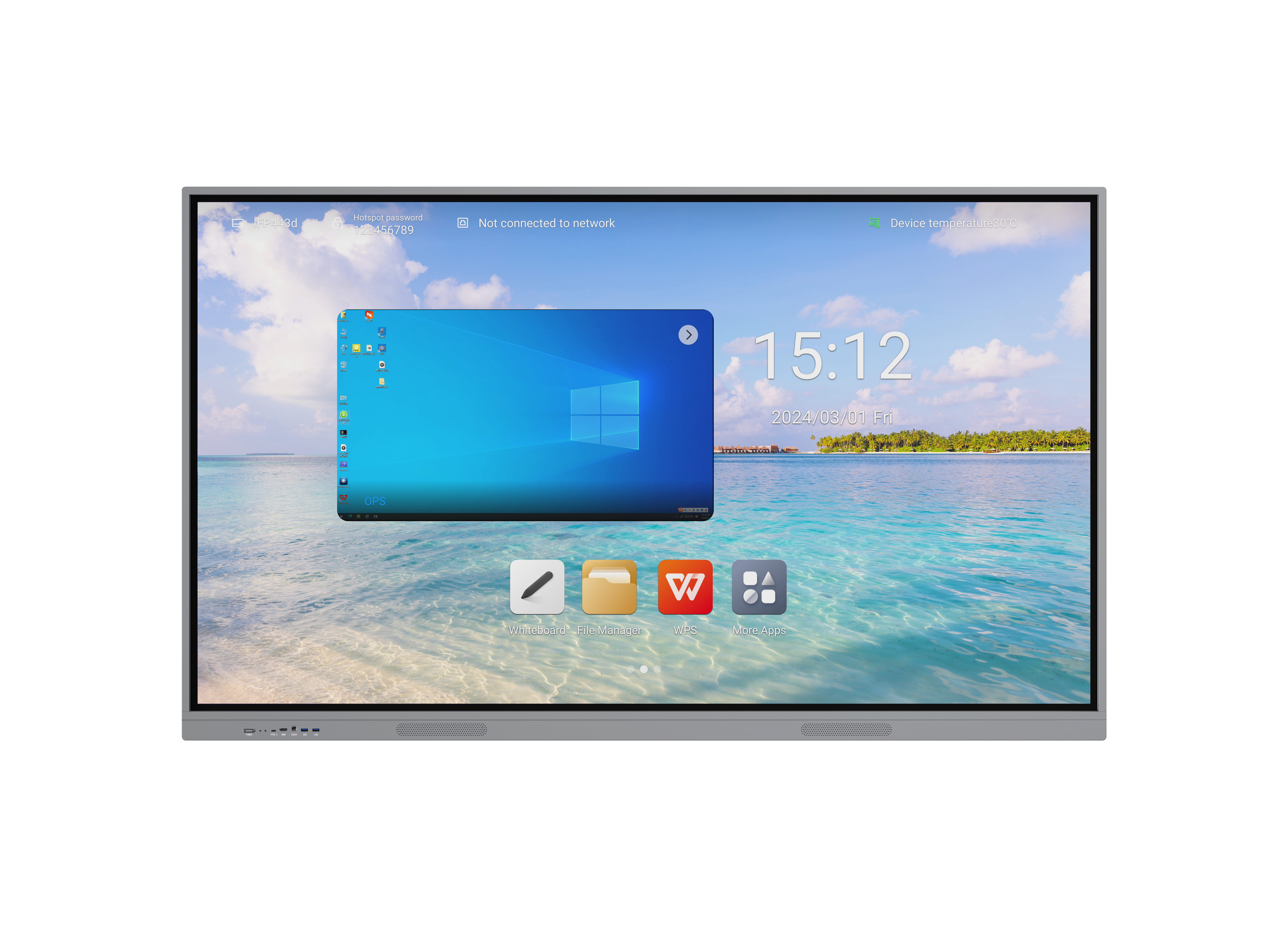 Interactive flat panel display(IFPD)