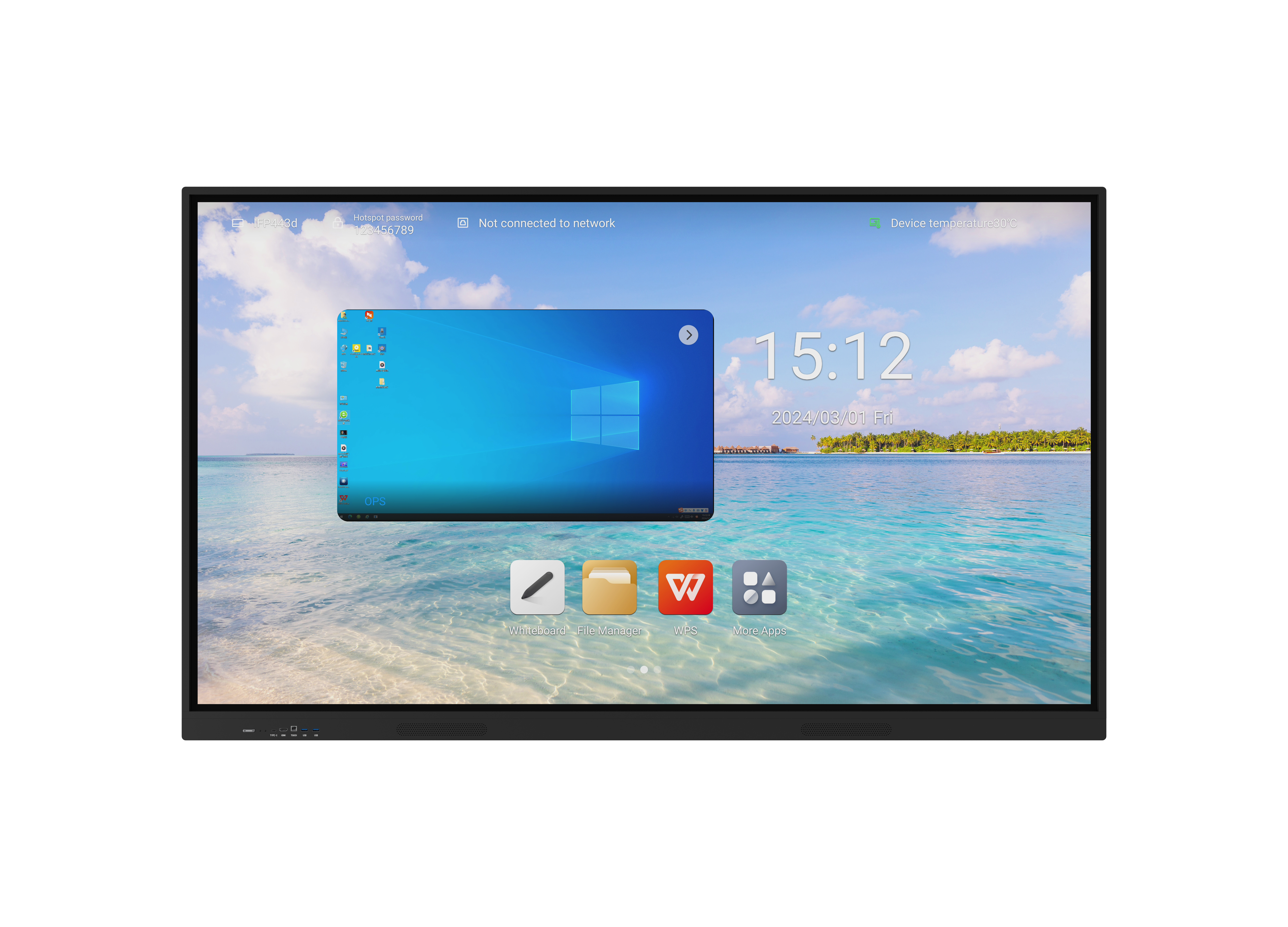 Interactive flat panel display(IFPD)